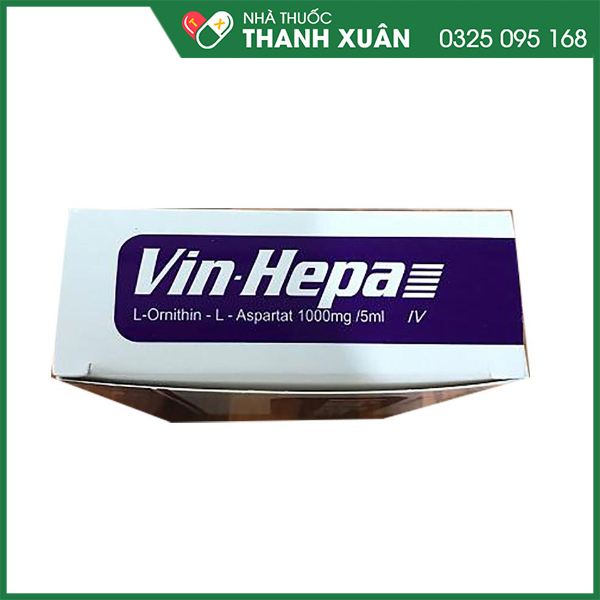 Thuốc tiêm Vin-Hepa 500mg/5ml  điều trị viêm gan cấp và mãn tính